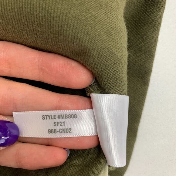 Madewell Highbury Military Jacket Button Up Womens S Small Avocado Stand Collar - Picture 10 of 13